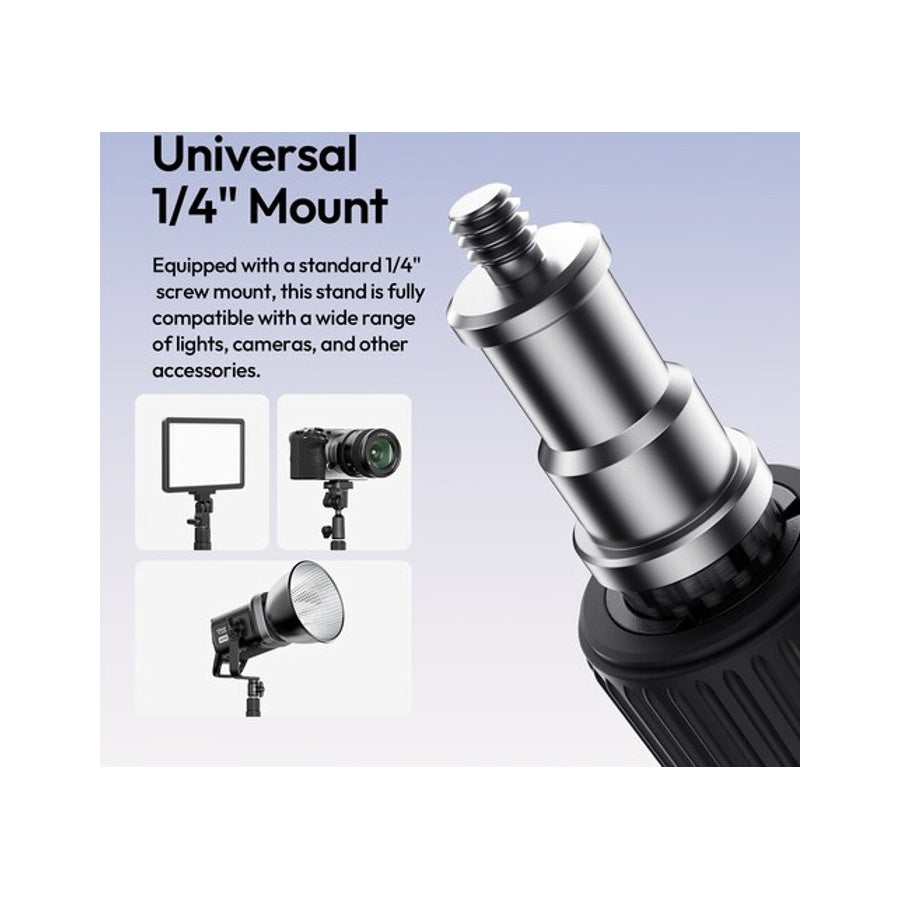Ulanzi T230 Carbon Fiber Reversible Leg Light Stand Tripod Selfie Stick Boom Arm