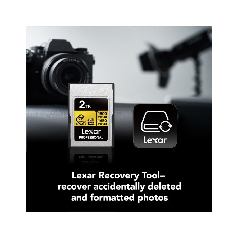 LEXAR CFEXPRESS 2TB 1800MB/s Type A 4.0 Gold CF Express