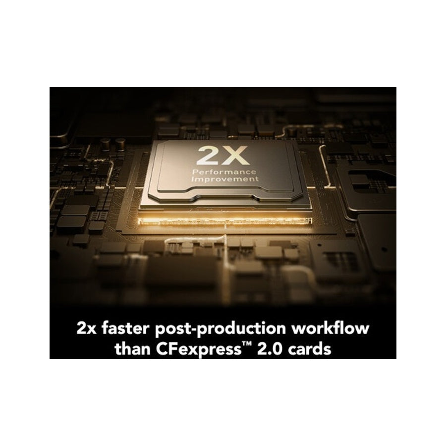 Lexar Professional CFexpress 512GB 8K 4.0 Type-A card Gold
