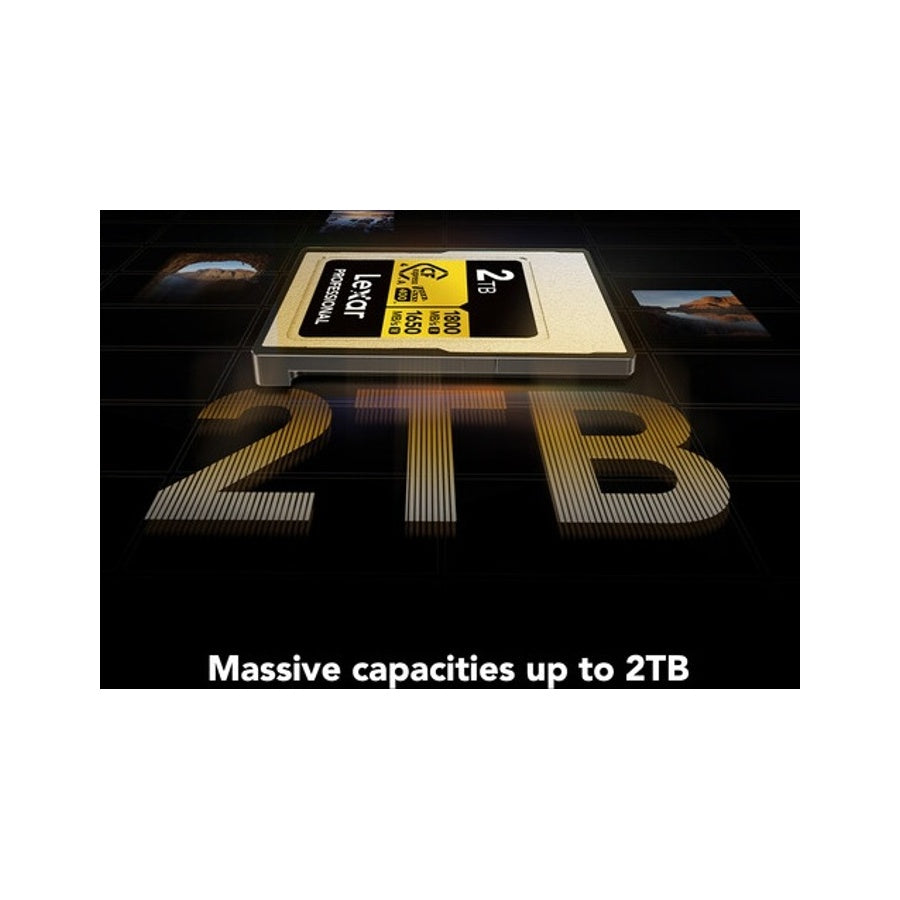 Lexar Professional CFexpress 512GB 8K 4.0 Type-A card Gold