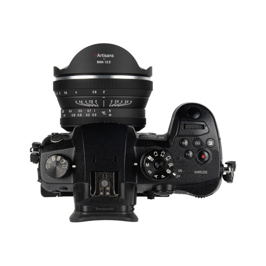 7Artisan 6mm f2 Fisheye for Panasonic Olympus MFT APSC Lens