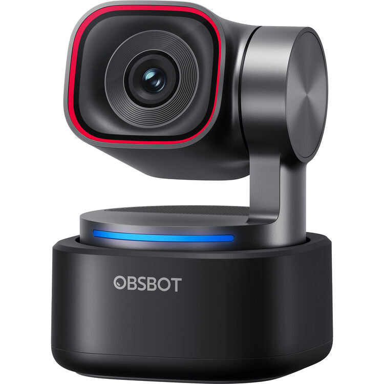 OBSBOT TINY 3 AI-Powered Spatial Audio 4K PTZ Webcam Portable
