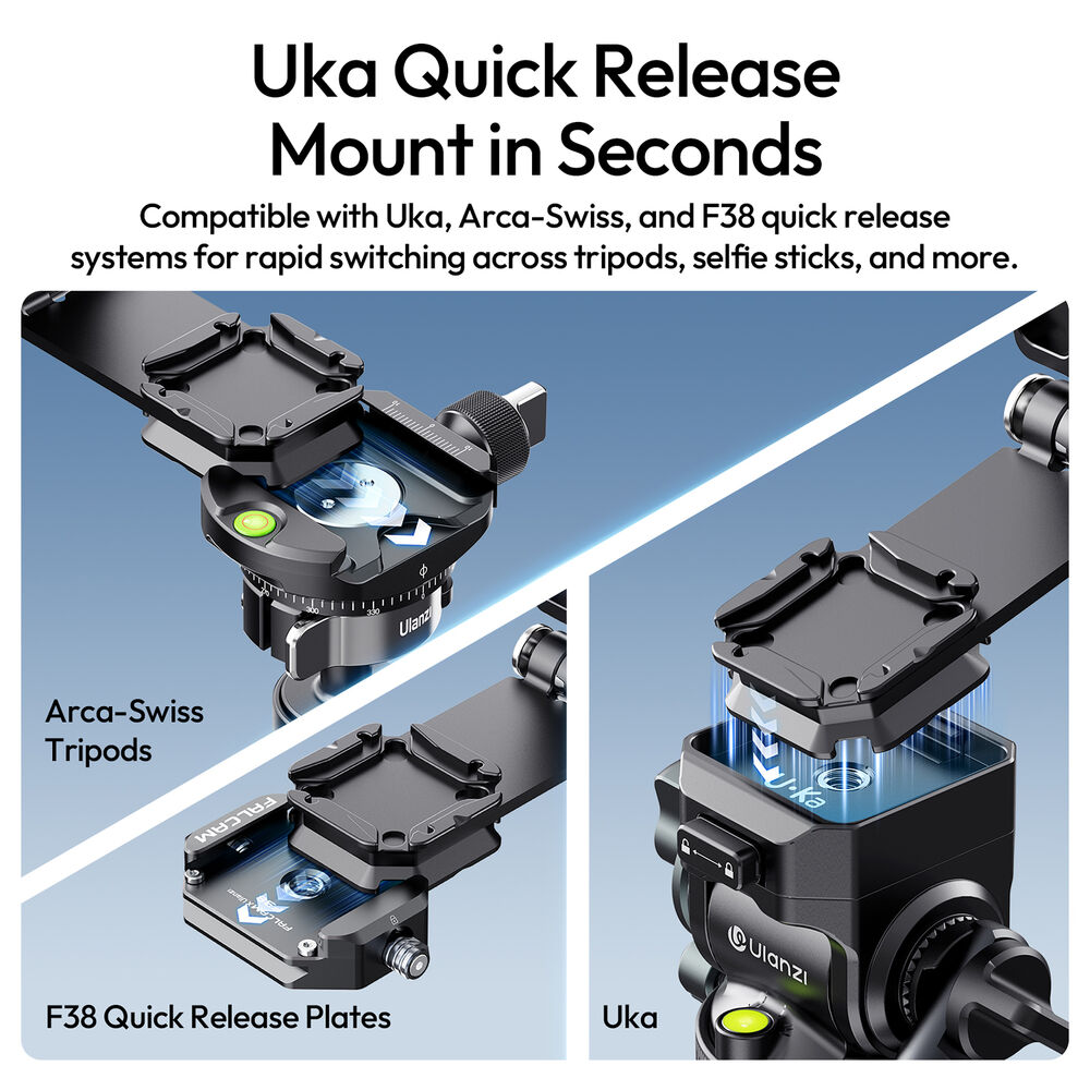 Ulanzi UKA11 Uka Foldable Quick Release L-Plate