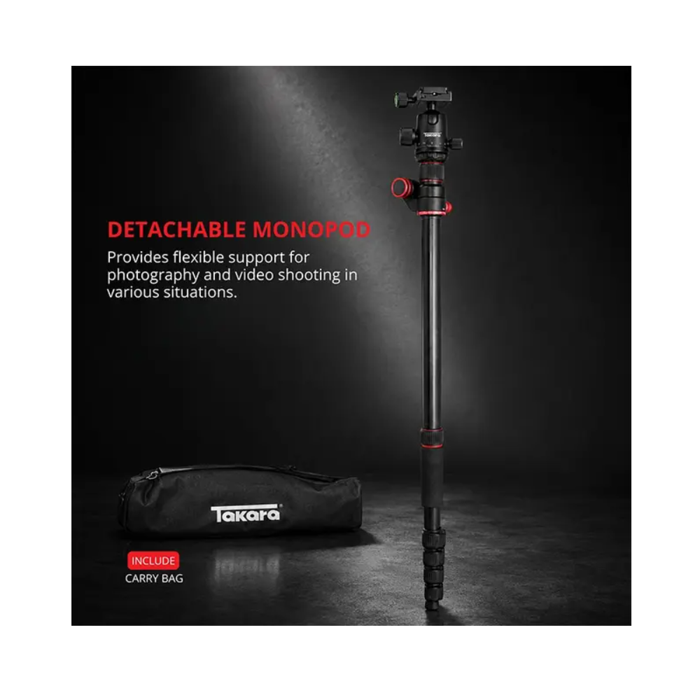 Takara Rover 88 Overhead Tripod Monopod Boom Arm Support Flatlay with 360 Ball Head for Camera