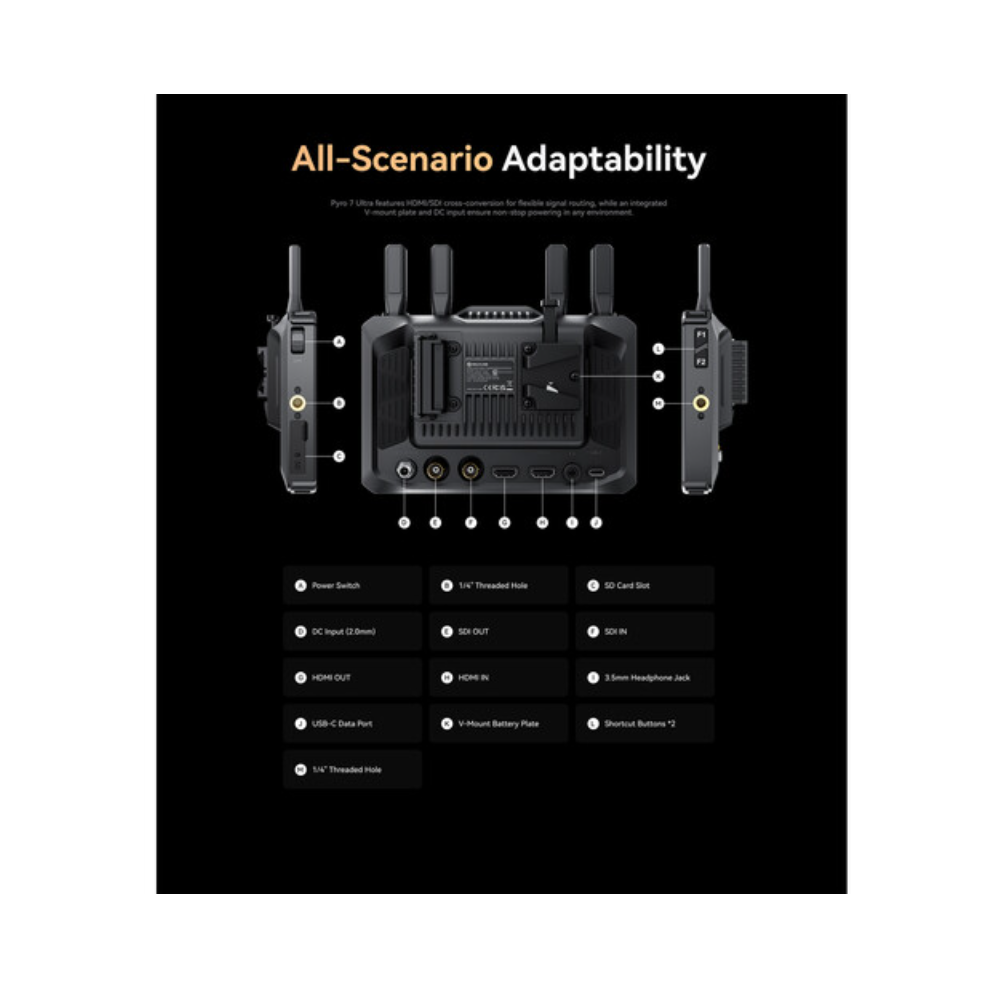 Hollyland Pyro 7 Ultra Wireless Transceiving Monitor