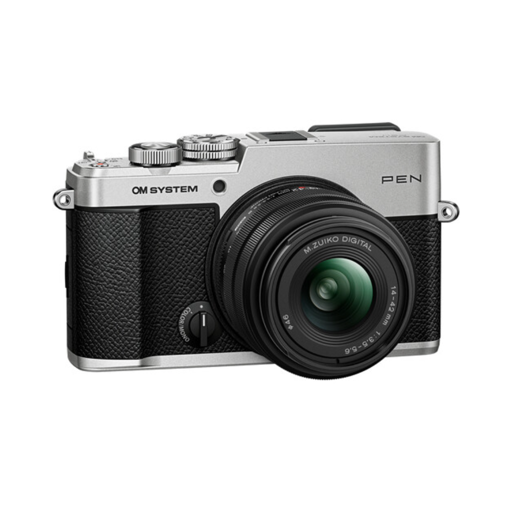 OM SYSTEM PEN Mirrorless Camera with 14-42mm III Lens kit