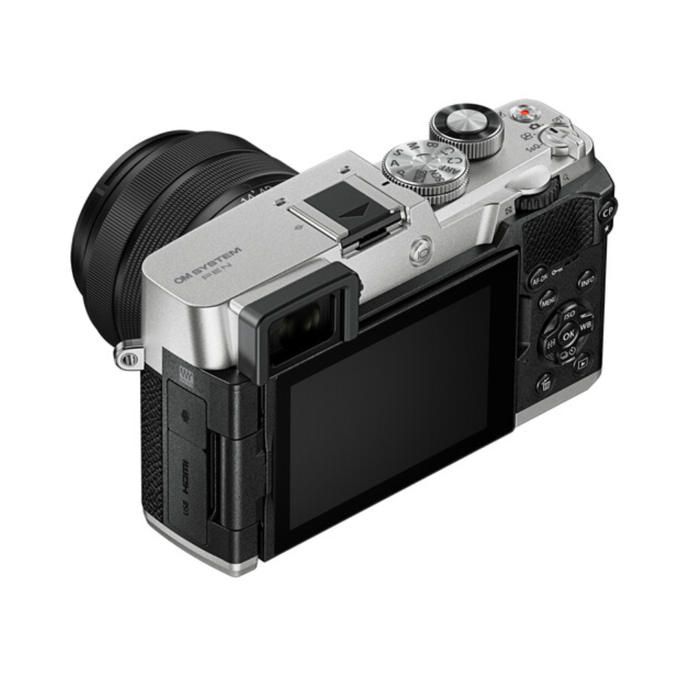 OM SYSTEM PEN Mirrorless Camera with 14-42mm III Lens kit