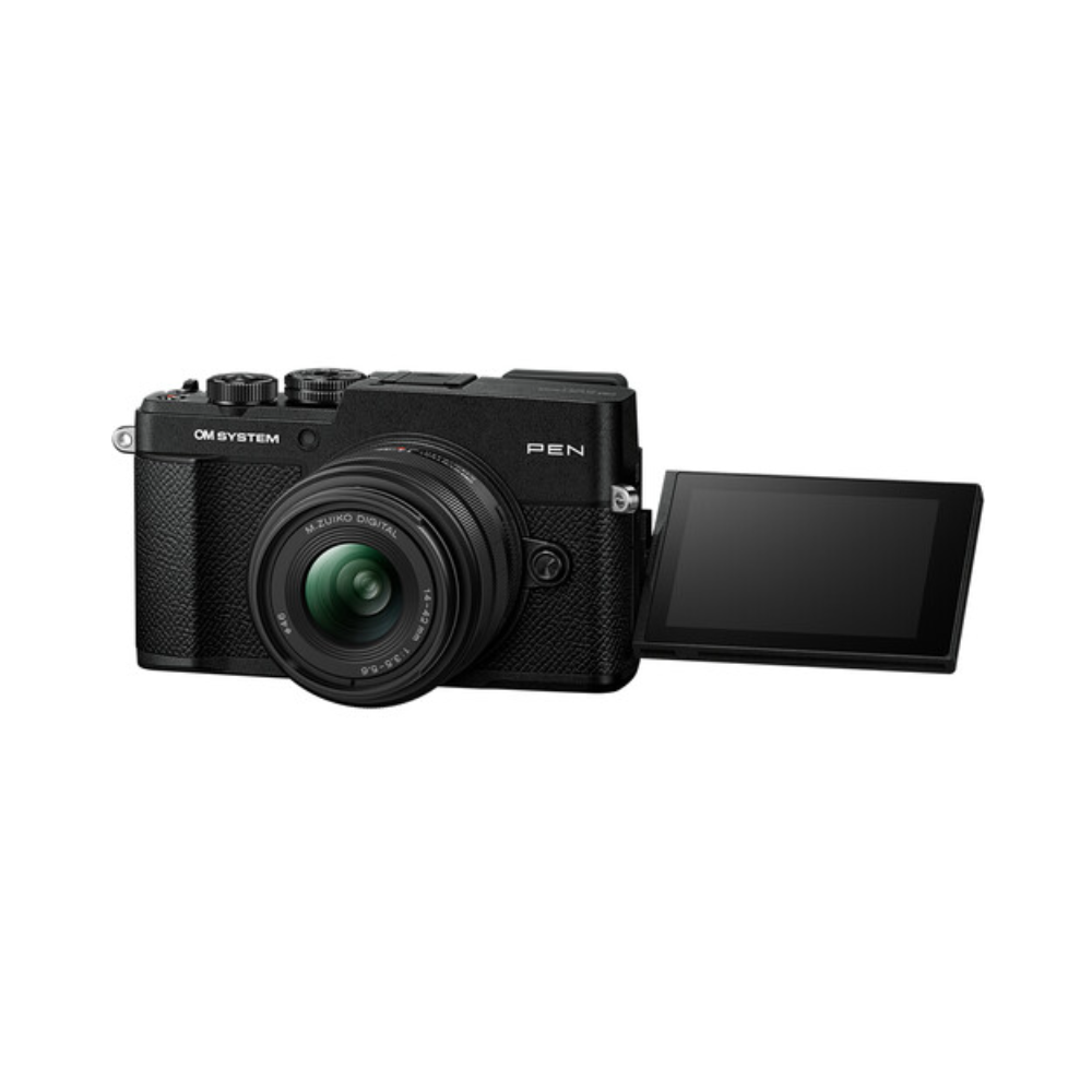 OM SYSTEM PEN Mirrorless Camera with 14-42mm III Lens kit