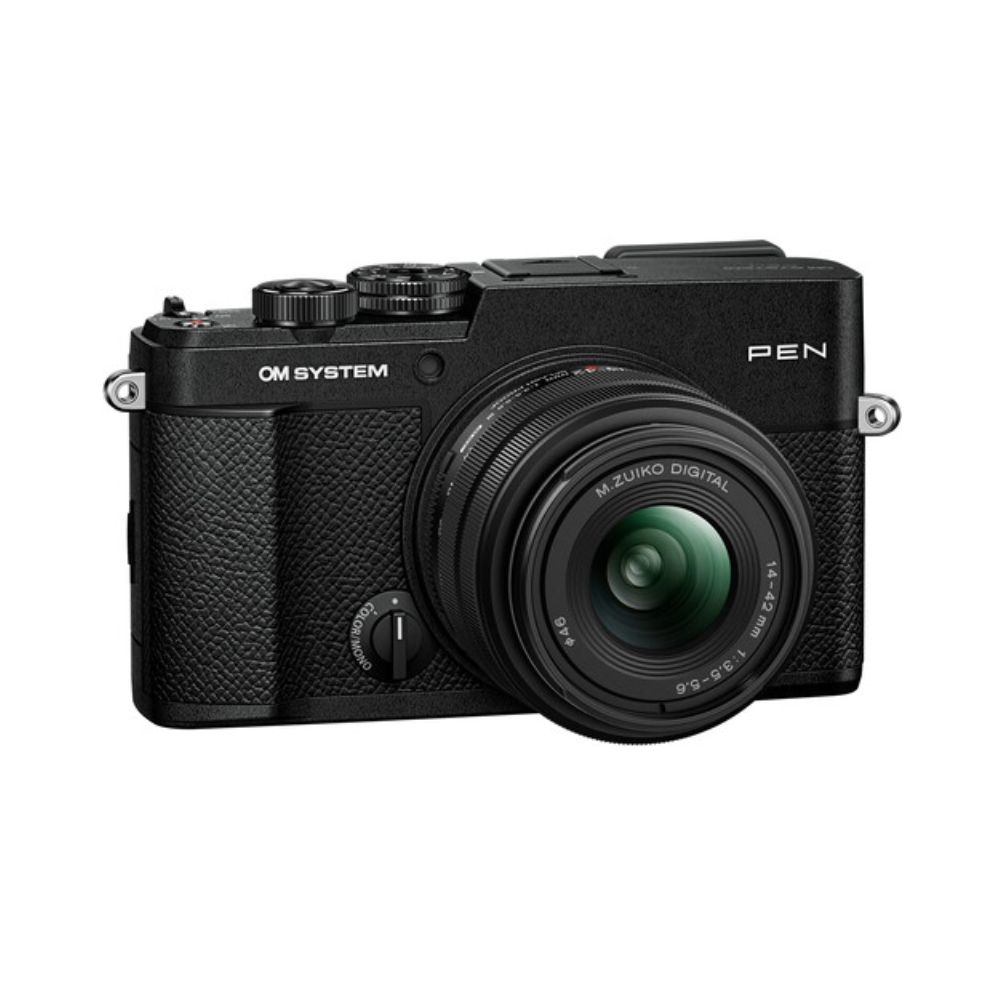 OM SYSTEM PEN Mirrorless Camera with 14-42mm III Lens kit