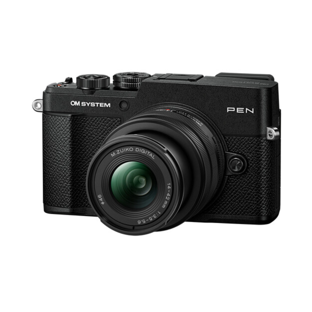 OM SYSTEM PEN Mirrorless Camera with 14-42mm III Lens kit
