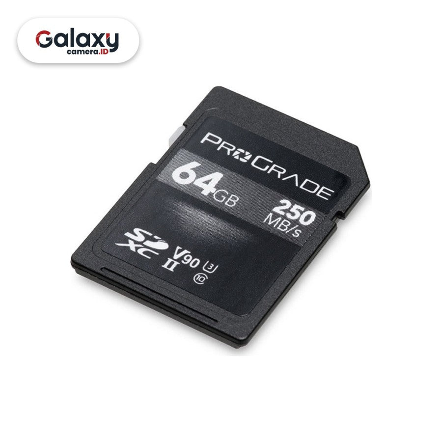 Memory PROGRADE SDXC COBALT 64GB UHS-II V90 300mb/s SD Card Original