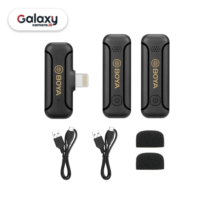 Boya By WM3T2 D2 Wireless Lavalier Microphone For IOS