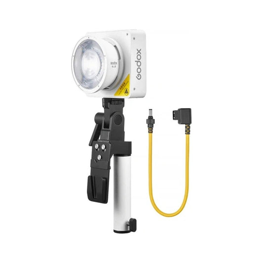Godox ML100Bi Bi-Color Portable LED Light (36° Lens & V-Mount Handgrip Kit)