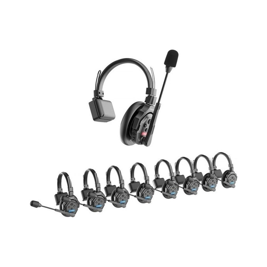 Synco X-Talk X9 Wireless Intercom System with 9 Single-Ear Headsets