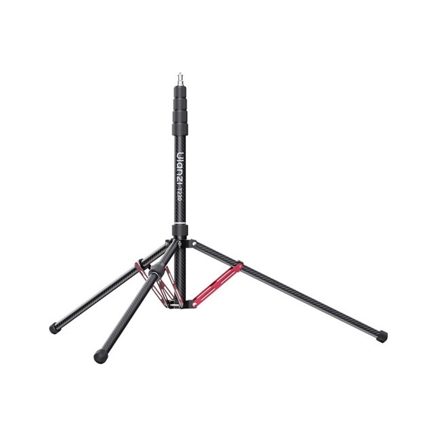 Ulanzi T230 Carbon Fiber Reversible Leg Light Stand Tripod Selfie Stick Boom Arm
