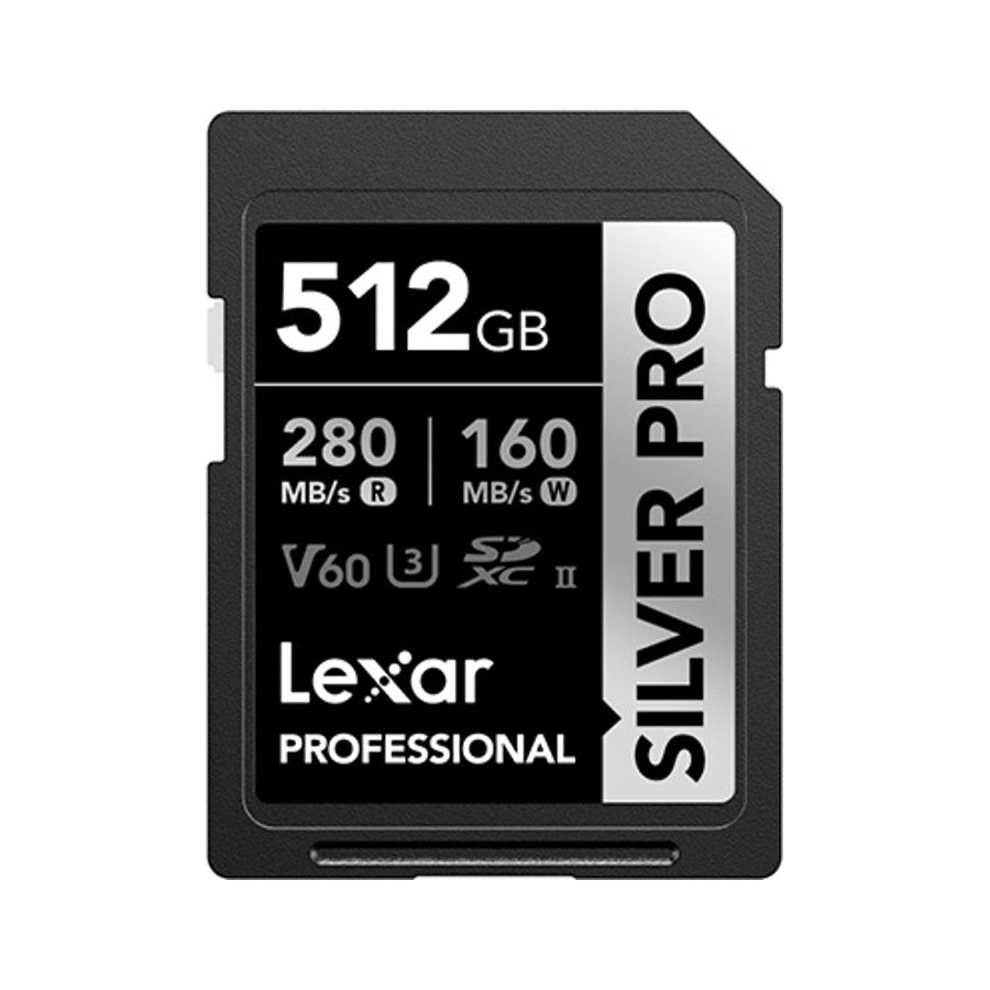 Lexar Professional SDXC SILVER PRO UHS-II Memory Card 280MB/s