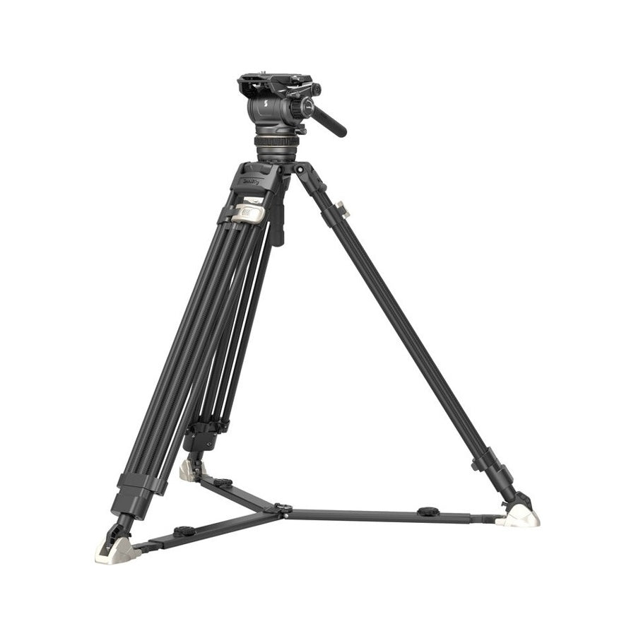 SmallRig 4463 Heavy-Duty Carbon Fiber Tripod Kit AD-120