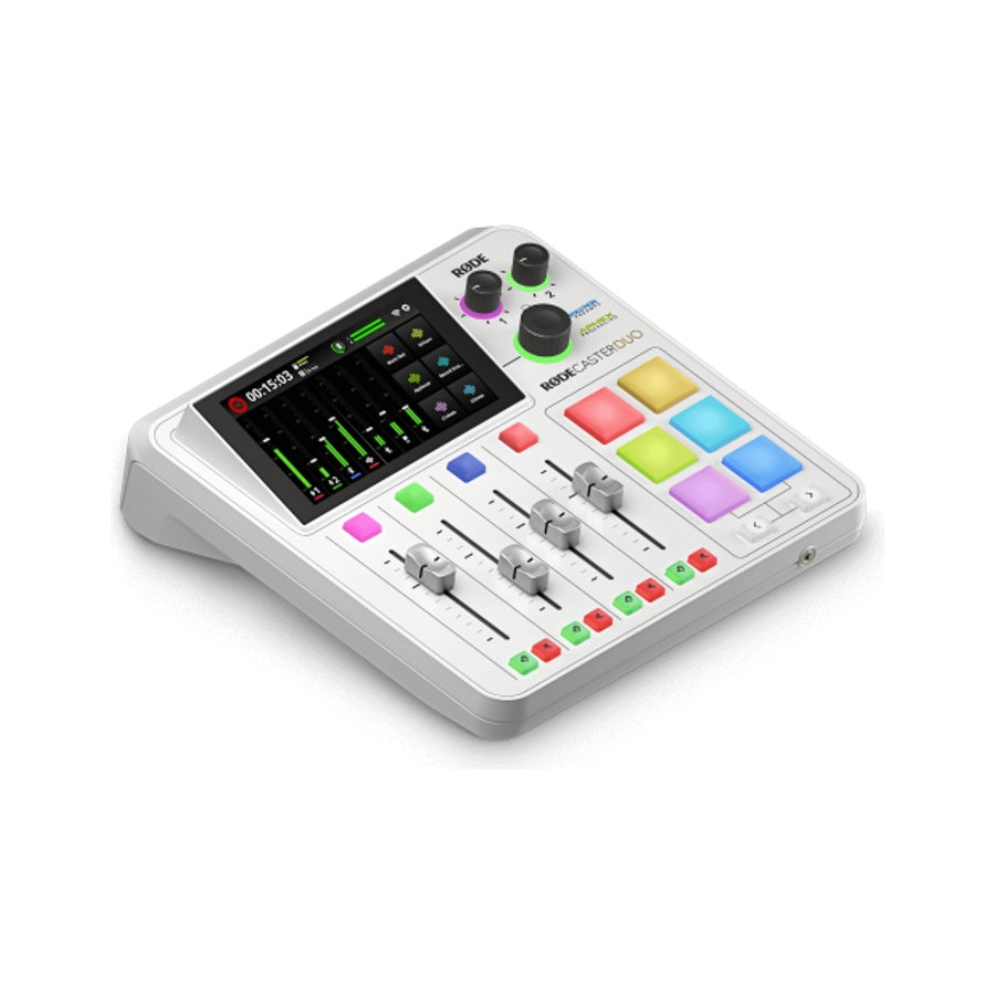 RodeCaster Duo Integrated Audio Production Studio White