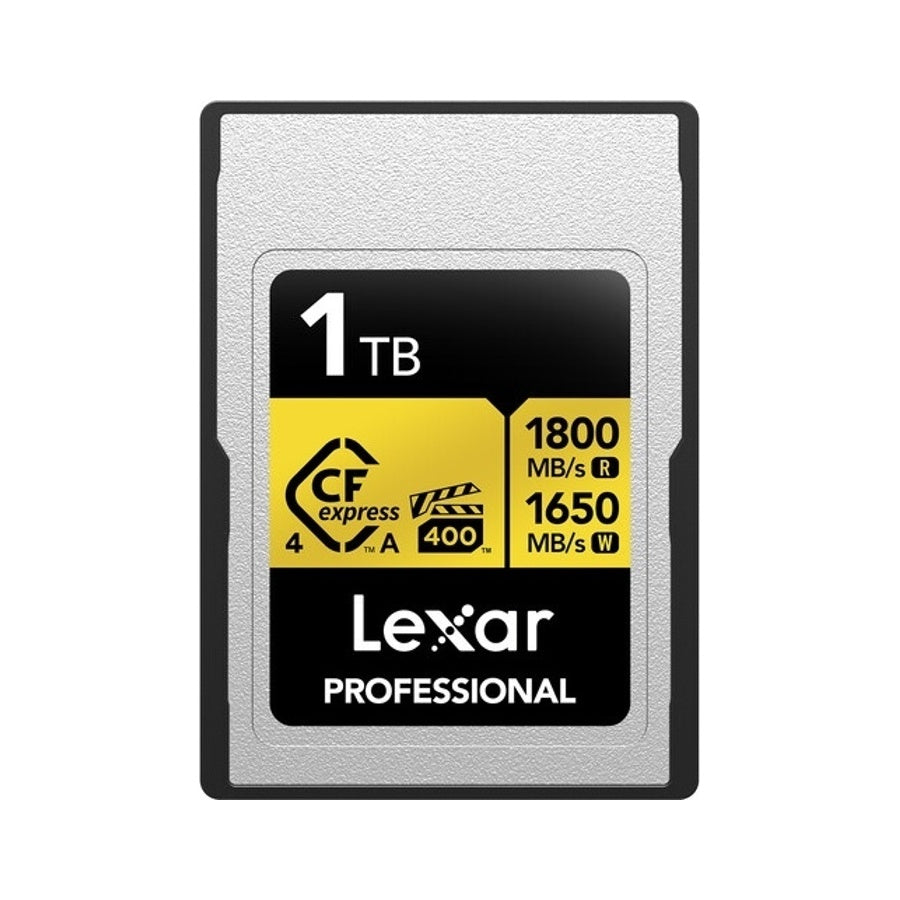Lexar Professional CFexpress 1TB 8K 4.0 Type-A card Gold