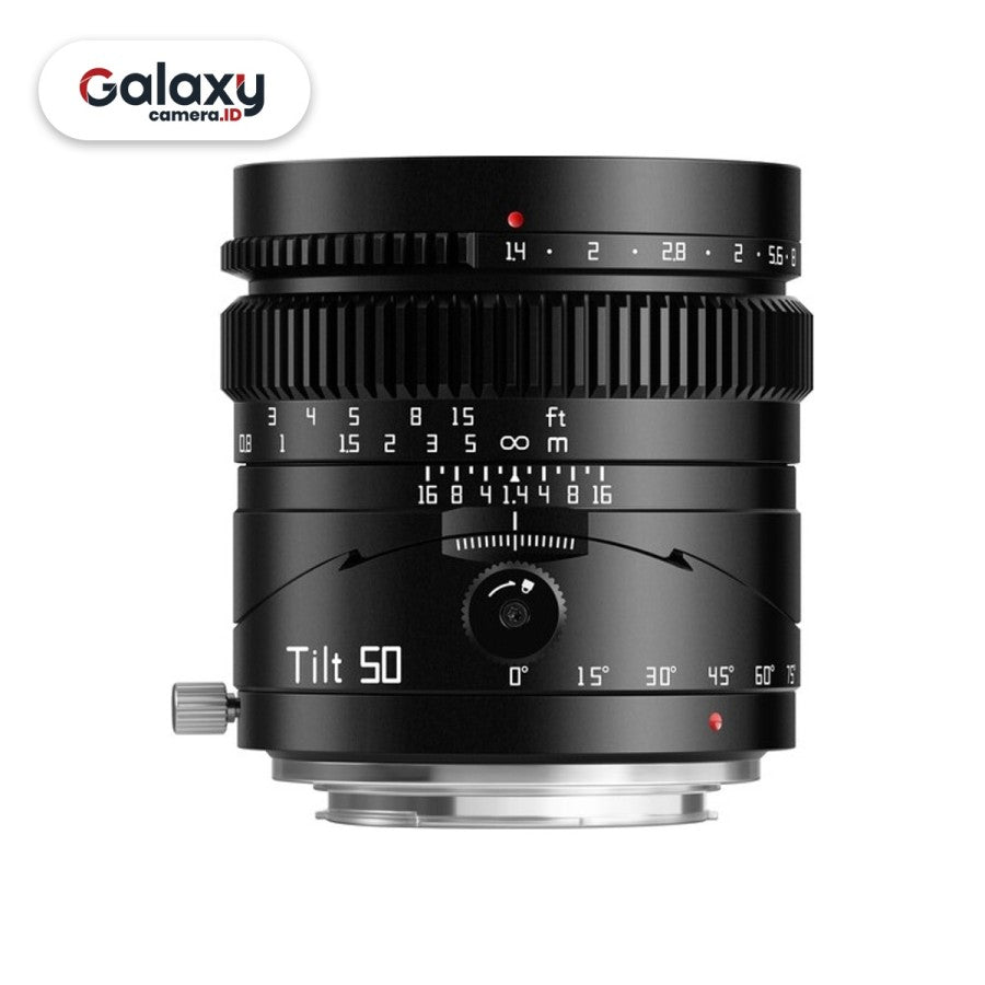 Lensa TTArtisan Tilt 50mm f1.4 For Sony E FullFrame Garansi Resmi