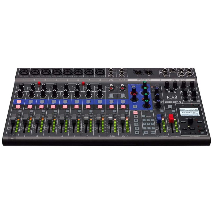 Zoom LiveTrak L-12 Channel Digital Mixer & Multitrack Recorder L12