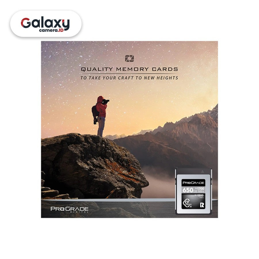 Memory PROGRADE CFExpress 650GB Type B COBALT 1700mb/s Original