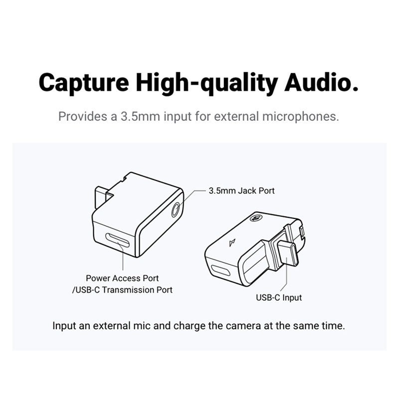 Insta360 ONE X2 Mic Adapter