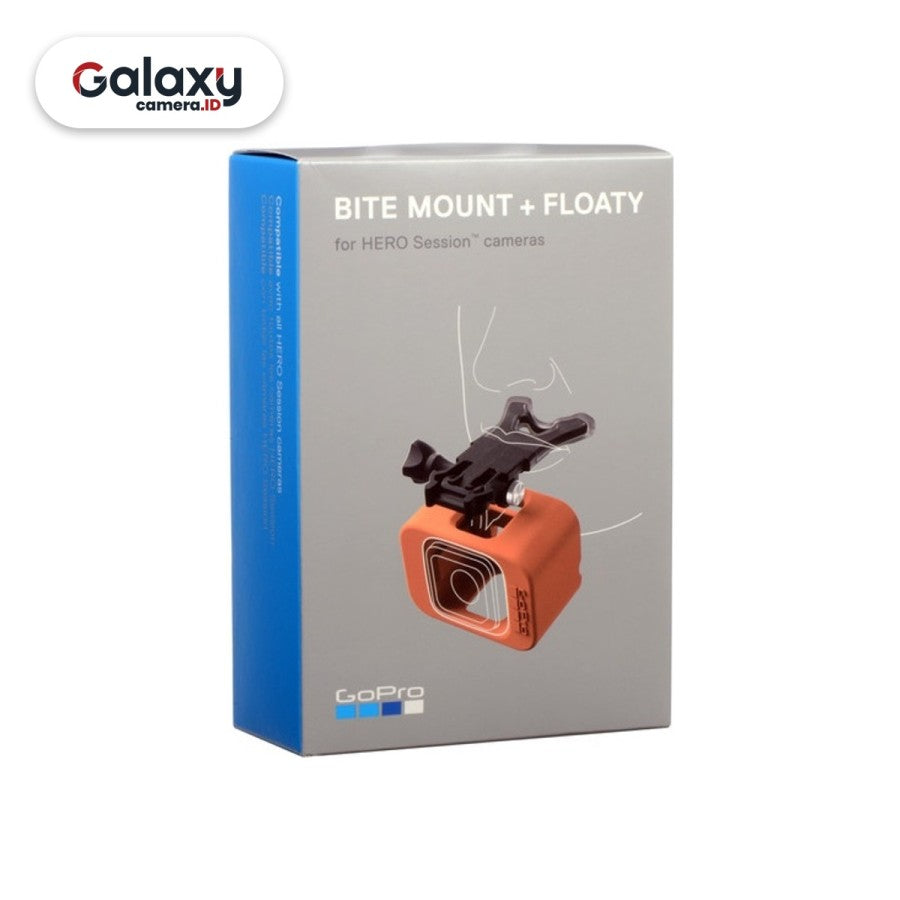 GoPro Bite Mount + Floaty for HERO10 HERO9 Black Original