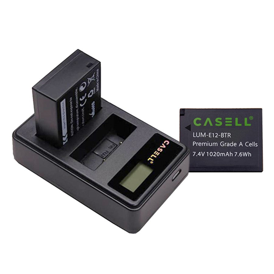 Baterai Charger Casell LP-E12 + Dual Charger