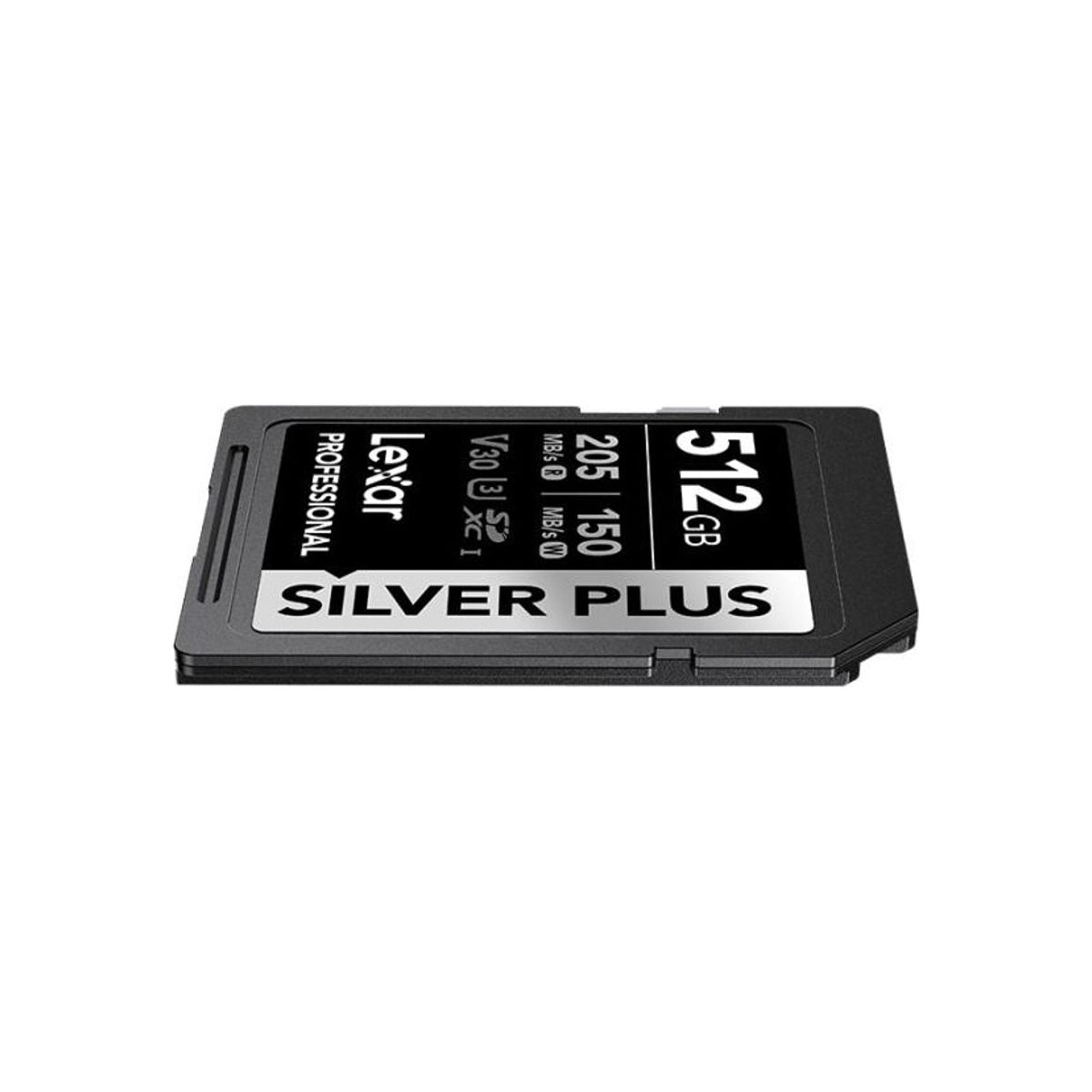 Lexar 512GB Professional SDXC SILVER PLUS UHS-I Memory Card 205MB/s