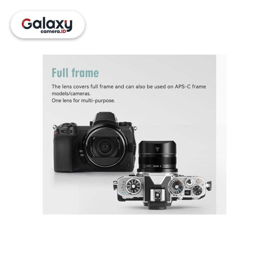 TTArtisan 32mm F2.8 For Nikon Z Full Frame Autofocus Garansi Resmi