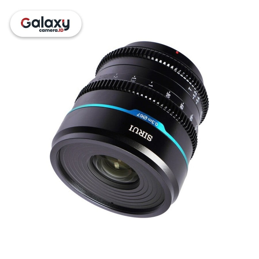 Lensa SIRUI Nightwalker 24mm T1.2 S35 Manual Focus Cine Lens Resmi