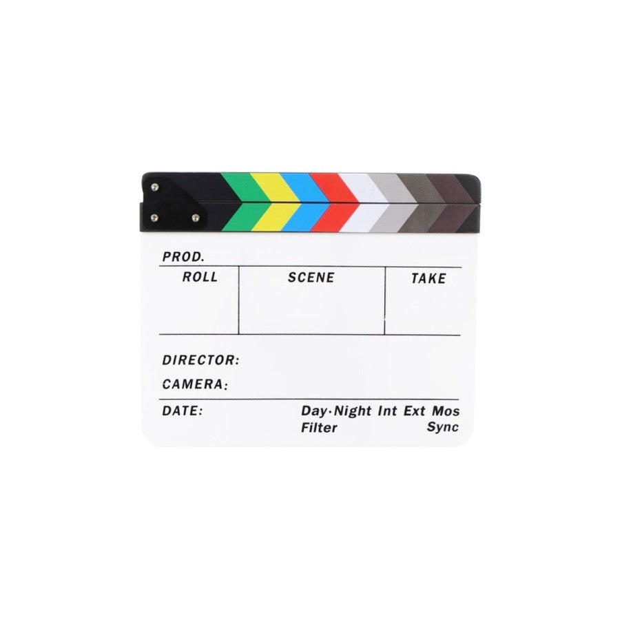 Clapper Board Colorful Acrylic Profesional