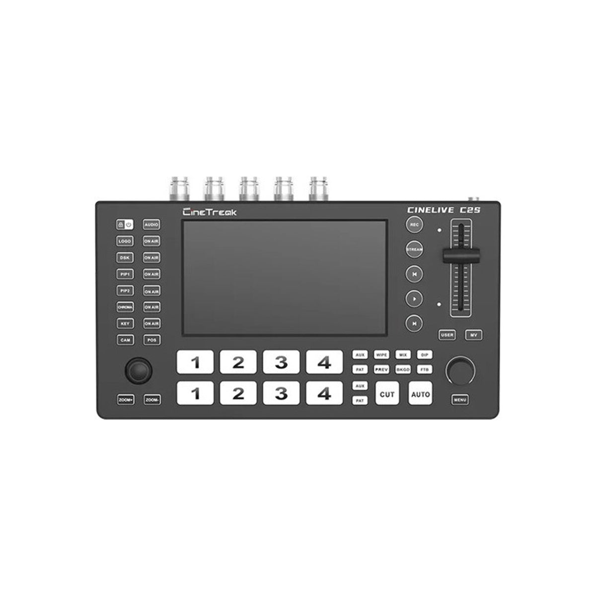 CineTreak Cinelive C2S 5-Channel Multi Camera Video Mixer Live Streaming Switcher Cinelive C2 S