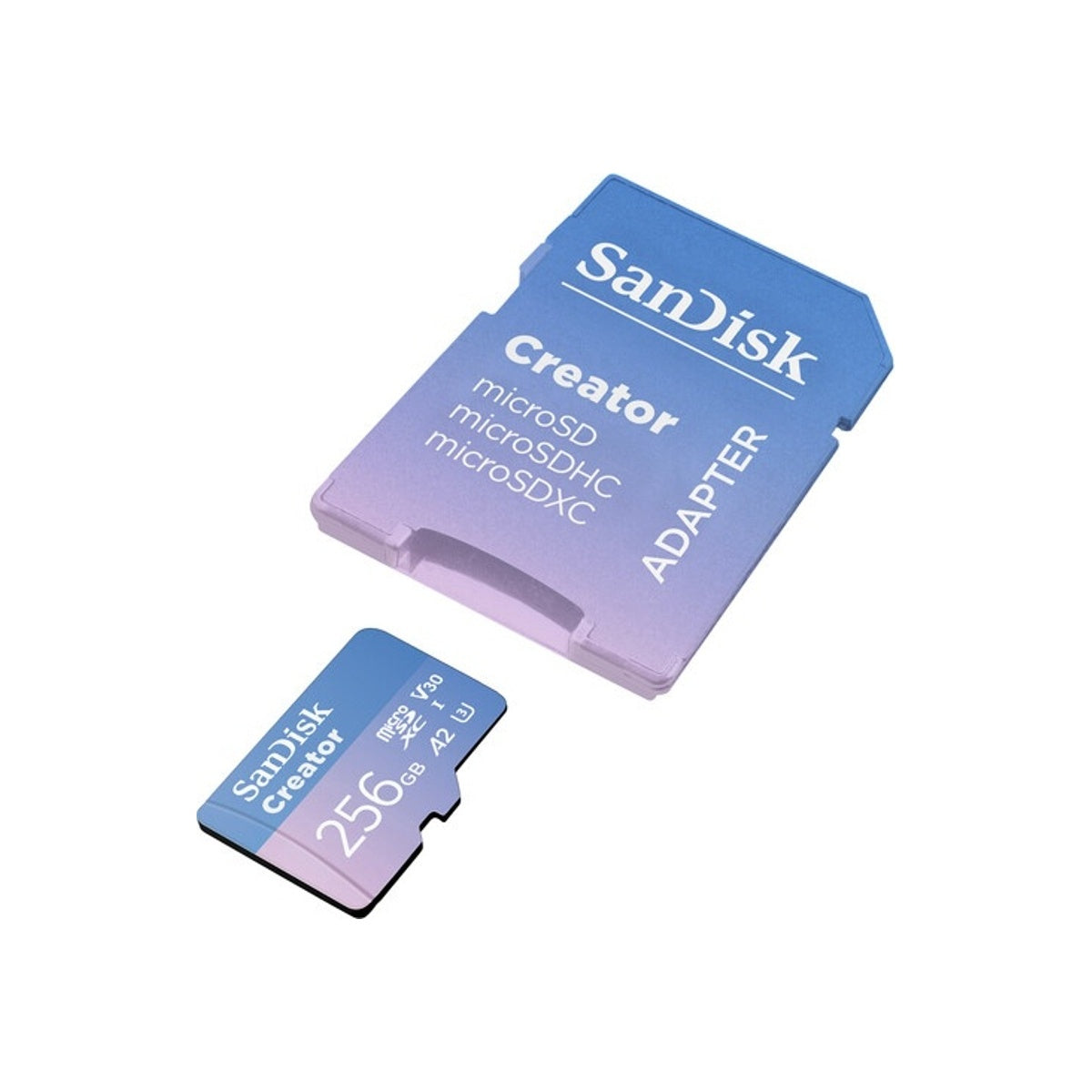 SanDisk Creator MicroSDXC 256GB UHS-I 190MB/s Memory Card SanDisk Micro SDHC MicroSD 256 GB