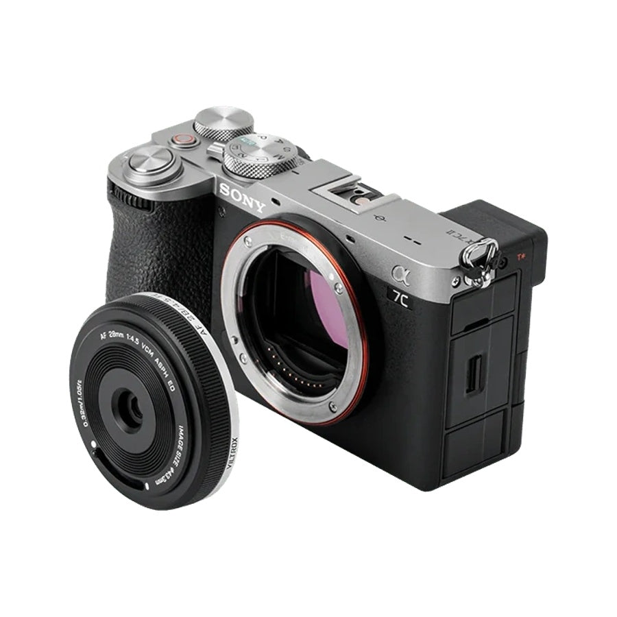 Viltrox AF 28mm F4.5 FE STM Pancake Lensa For Sony E Mount