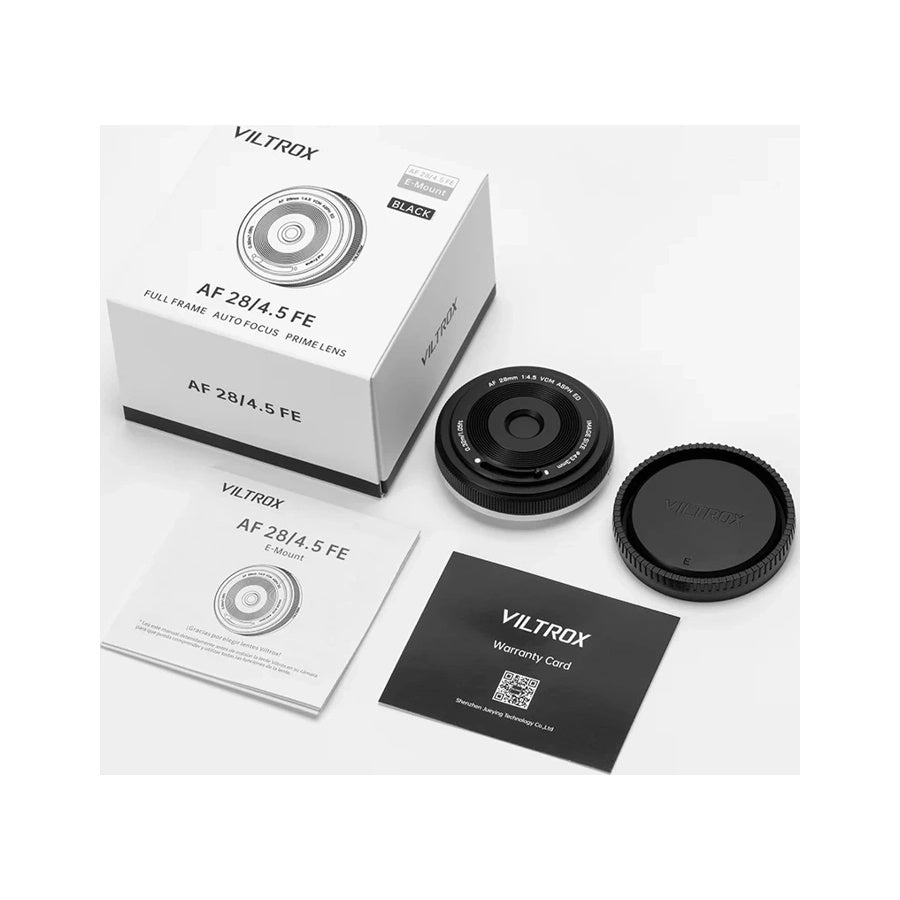 Viltrox AF 28mm F4.5 FE STM Pancake Lensa For Sony E Mount