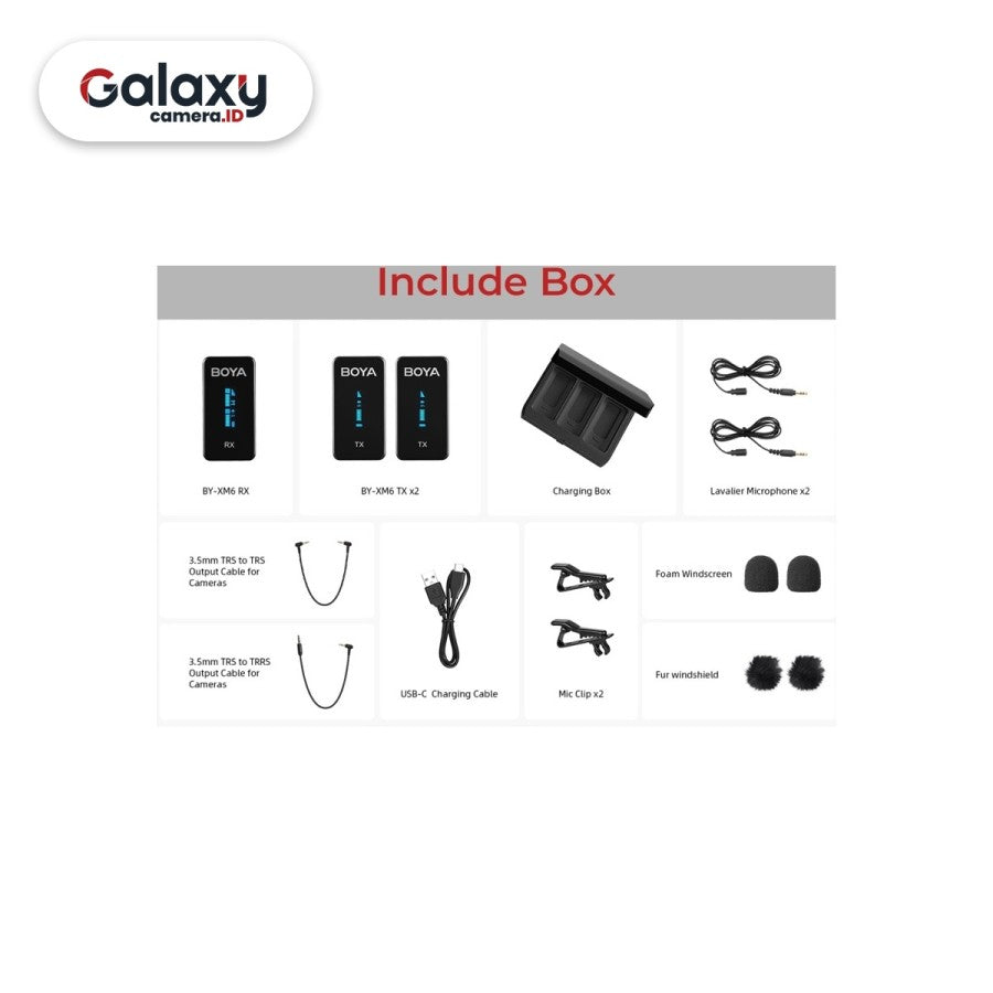 Boya BY-XM6 K2 Mic Wireless