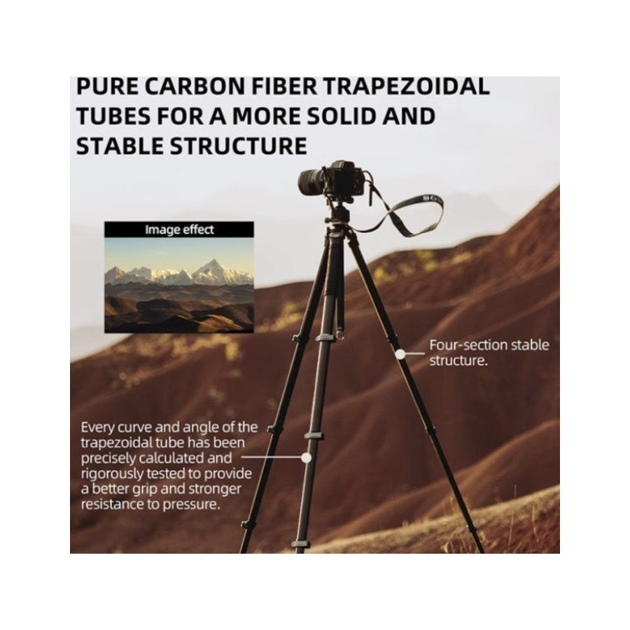Fotopro Tripod Origin Plus + O-8H 20th Anniversary Edition Travel Tripod