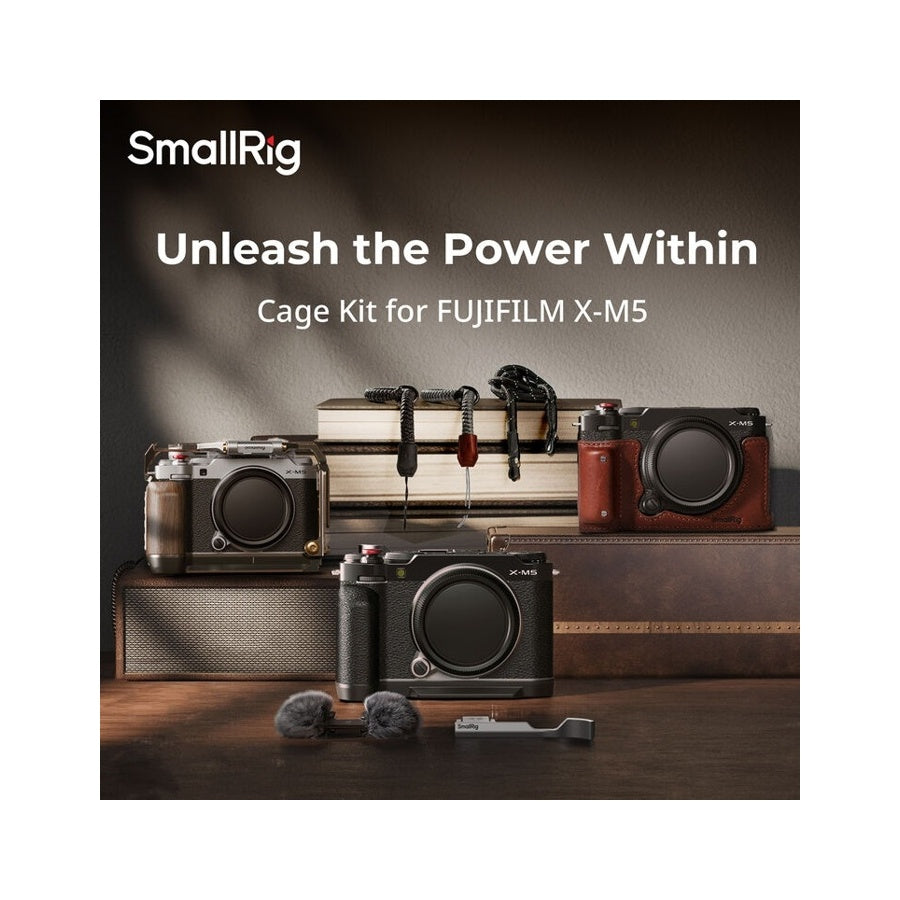 SMALLRIG L-SHAPE MOUNT PLATE with Silicone Handle for Fujifilm X-M5
