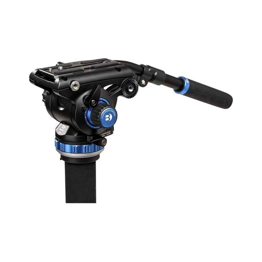 Benro A48FD Aluminum Monopod with 3-Leg Base & S4Pro Fluid Video