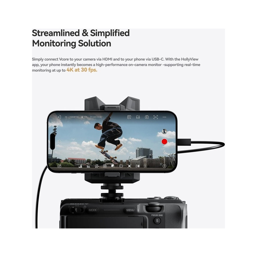 Hollyland Vcore Wireless Video Transmission Monitor System for Smartphone