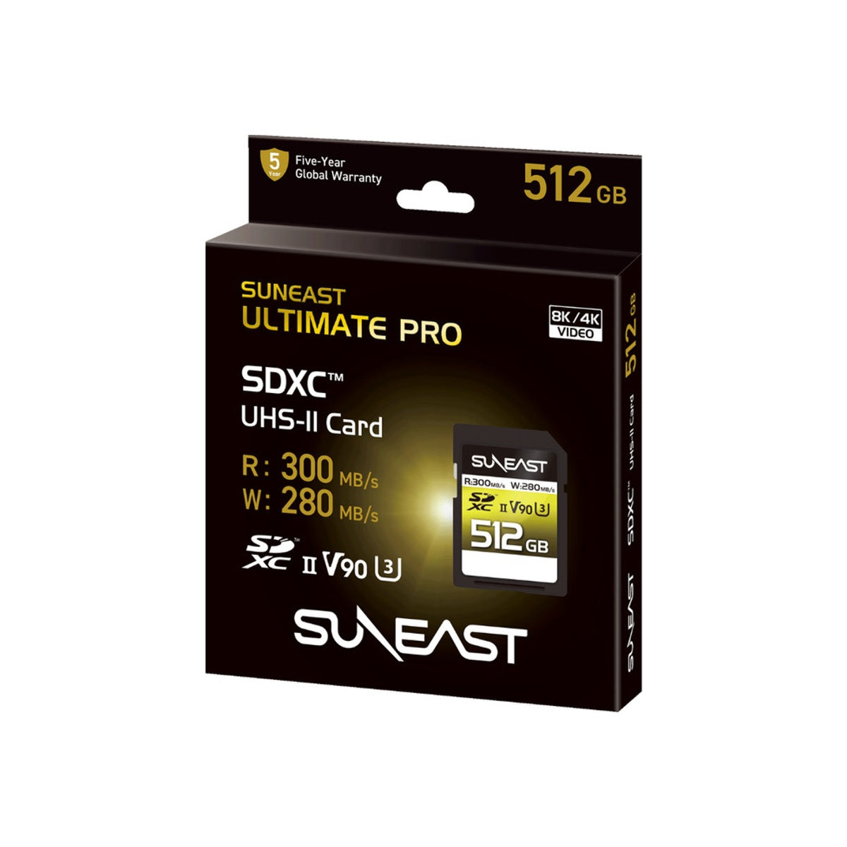 SUNEAST SDXC UHS-II Card 512GB Memory Card Ultimate PRO V90
