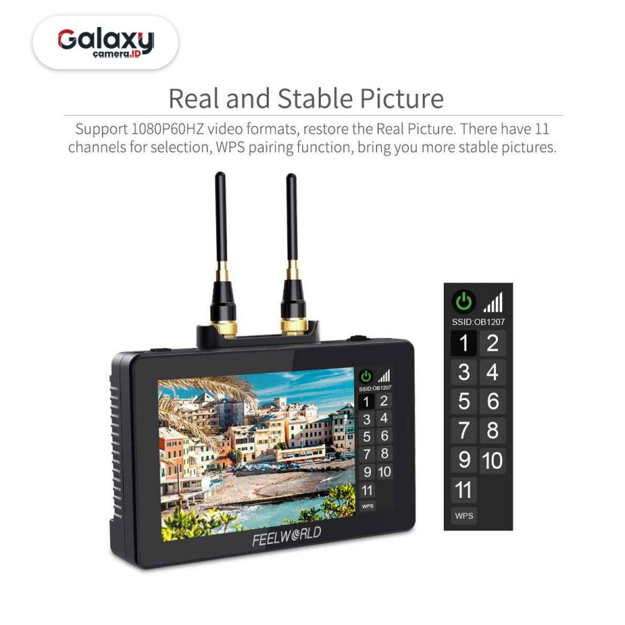 FEELWORLD FT6 FR6 5.5 Inch Wireless Video