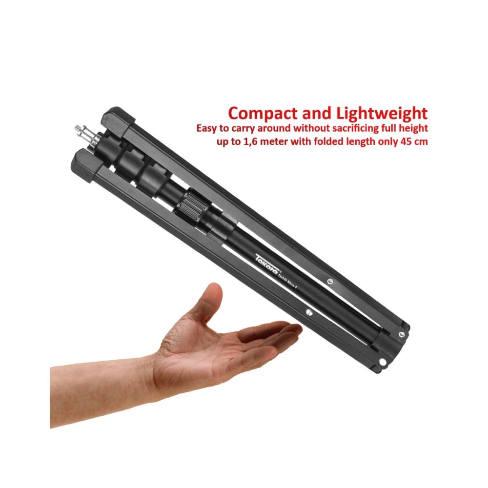 Takara SPIRIT NEO-1 Compact Light Stand Tripod for Lightning & Studio