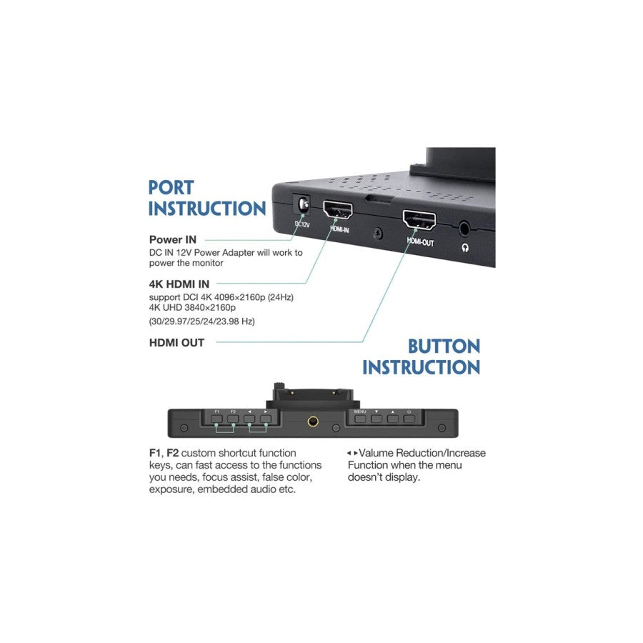 FeelWorld Master MA 7 Inch 4K HDMI On-Camera Field Monitor
