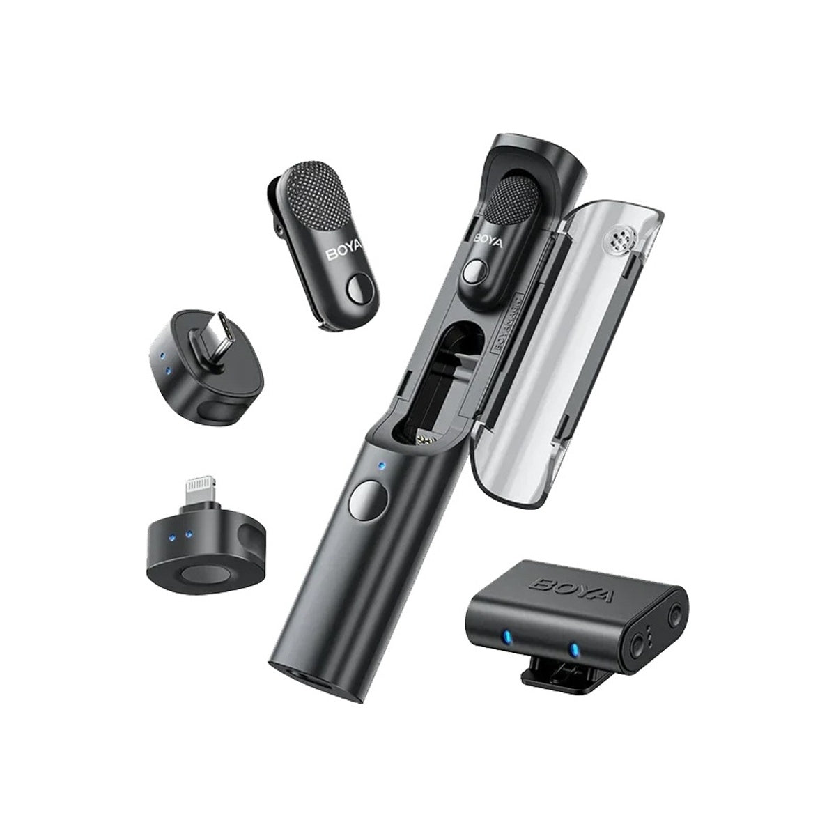 Boya Magic System Microphone All In One AI Powered Mic Wireless Transformable Shotgun