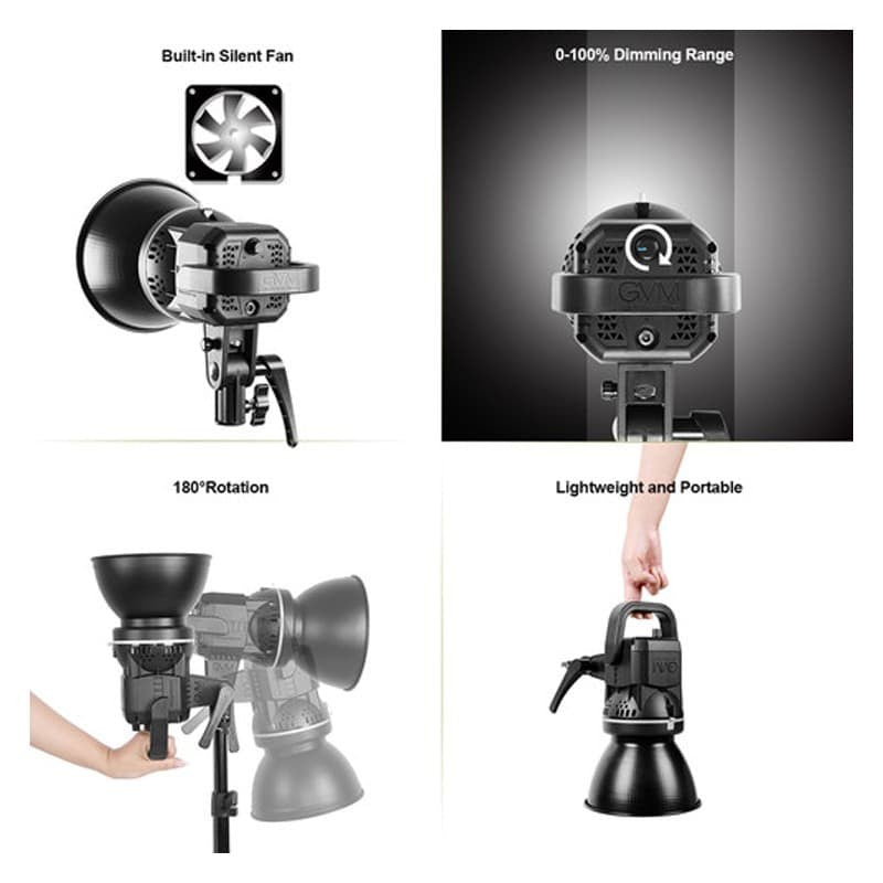GVM LS-P80S-2 LED Light Kit With Softbox