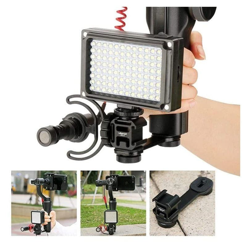 Ulanzi Triple Cold Shoe Extension Bracket PT-3