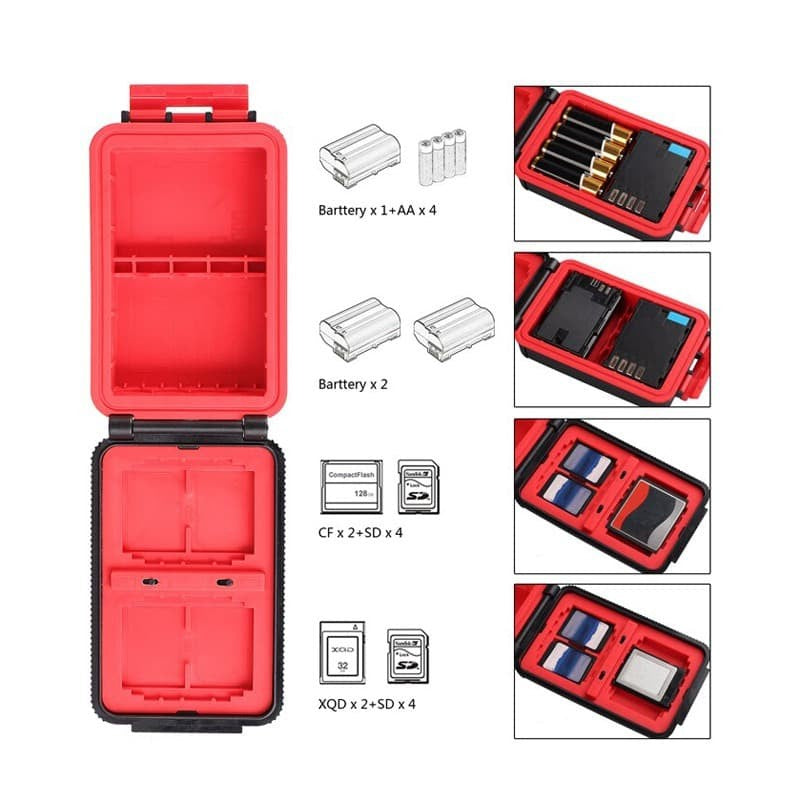 Lensgo Baterai & Memory Card Case D910